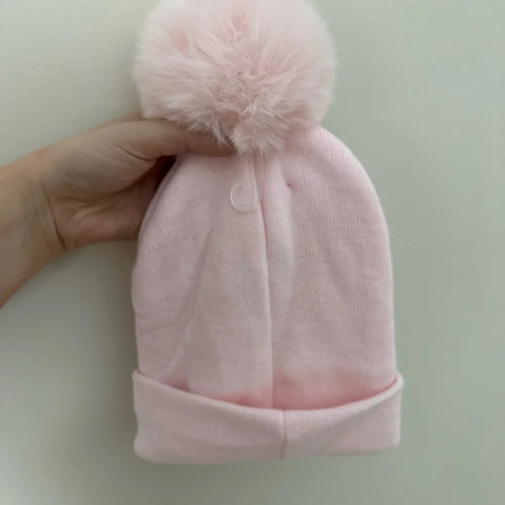Juicy Couture Light Pink Beanie and Glove Set